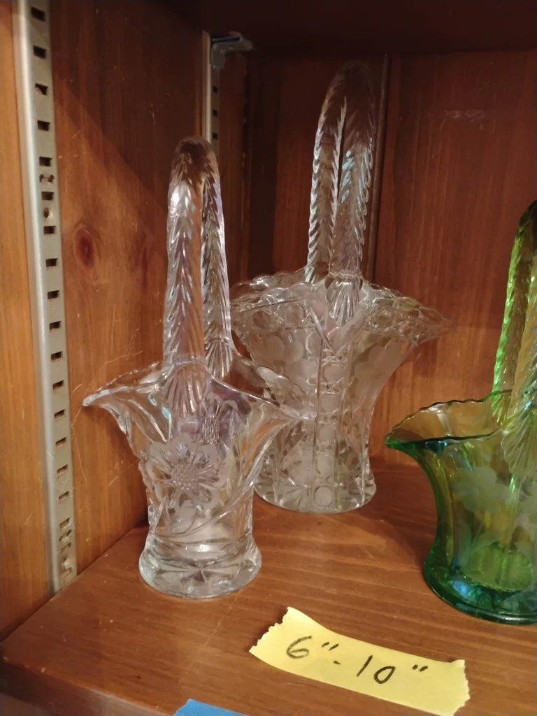 Collection of Glass Basket Figurines - image 3 of 11