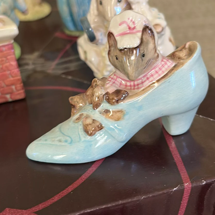 Beatrix Potter Collection Books and Ceramic Animal Figurines - image 3 of 14