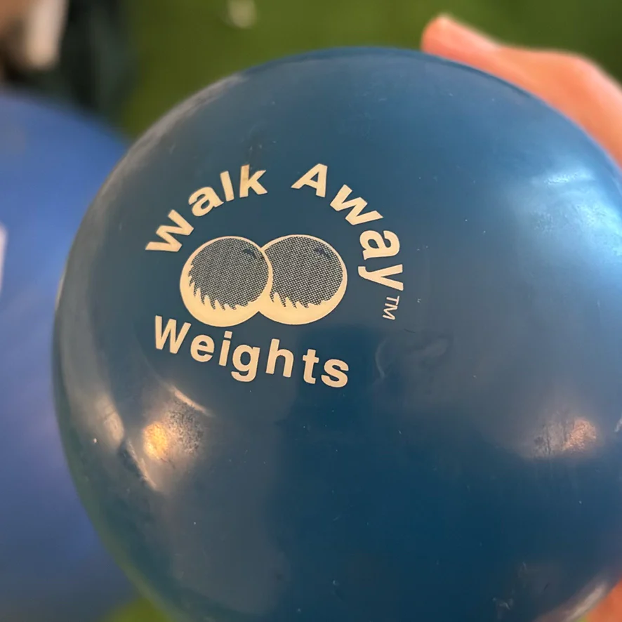 Exercise Ball with Hand Weights - image 6 of 7
