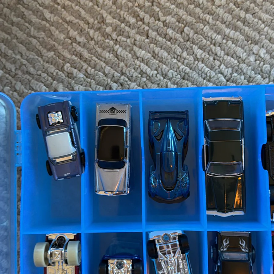 Die-Cast Toy Cars in Blue Storage Case - image 19 of 20