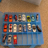 Die-Cast Toy Cars in Storage Case - thumbnail 1 of 14
