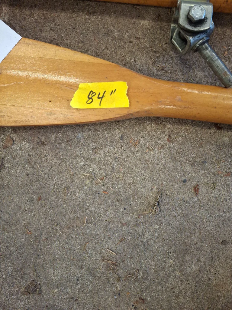 Pair of Wooden Boat Oars - image 5 of 5