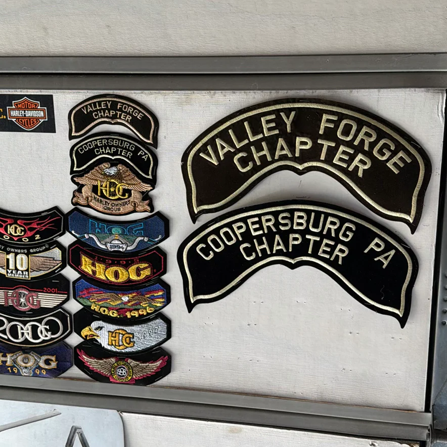 Collection of Harley-Davidson Patches, Posters, Wolf Prints, and Metal Sign - image 8 of 10