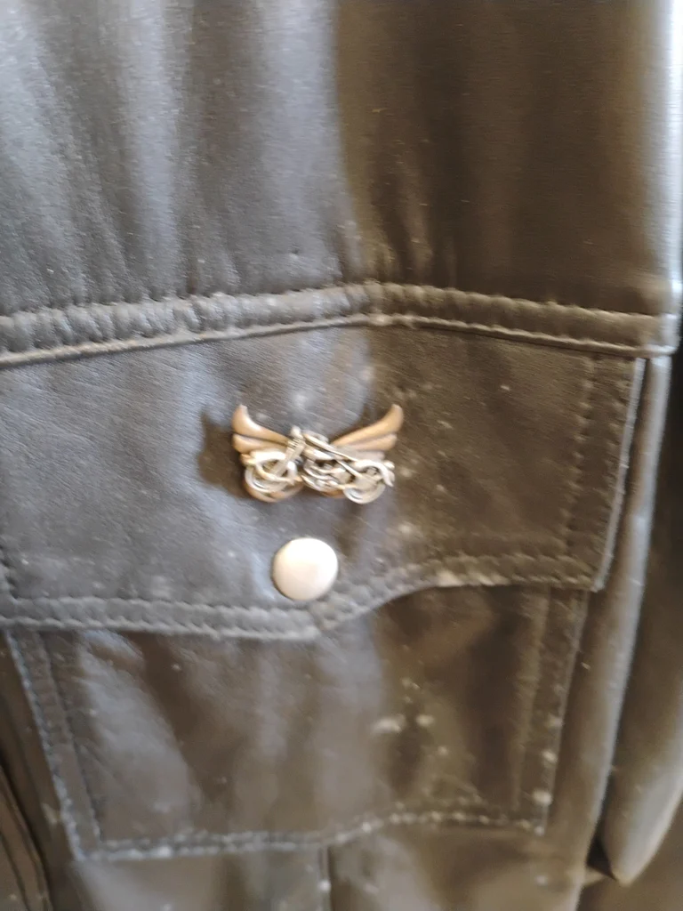 Black Leather Motorcycle Jacket and More - image 5 of 11