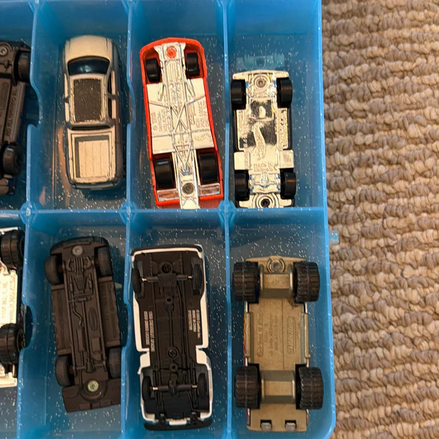 Collection of Die-Cast Chevy Toy Trucks and Cars in Storage Case - image 9 of 24