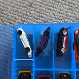 Die-Cast Toy Cars in Blue Storage Case - thumbnail 10 of 20