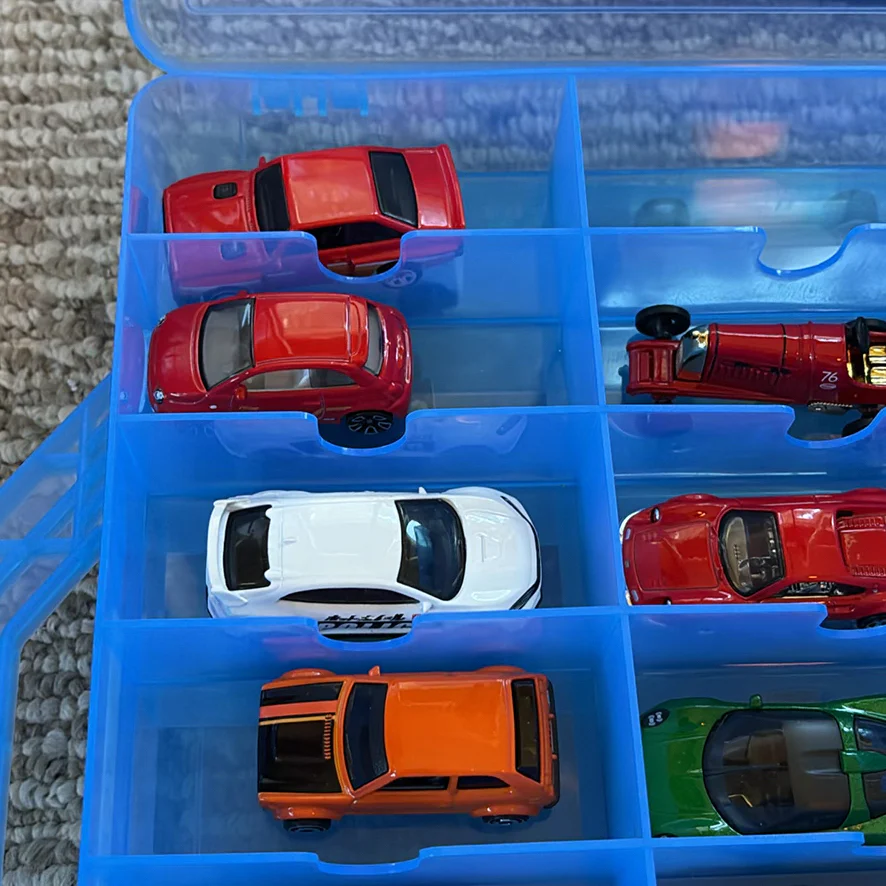 Die-Cast Toy Cars in Blue Storage Case - image 37 of 45