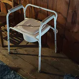 Portable Bedside Commode Chair - thumbnail 2 of 7