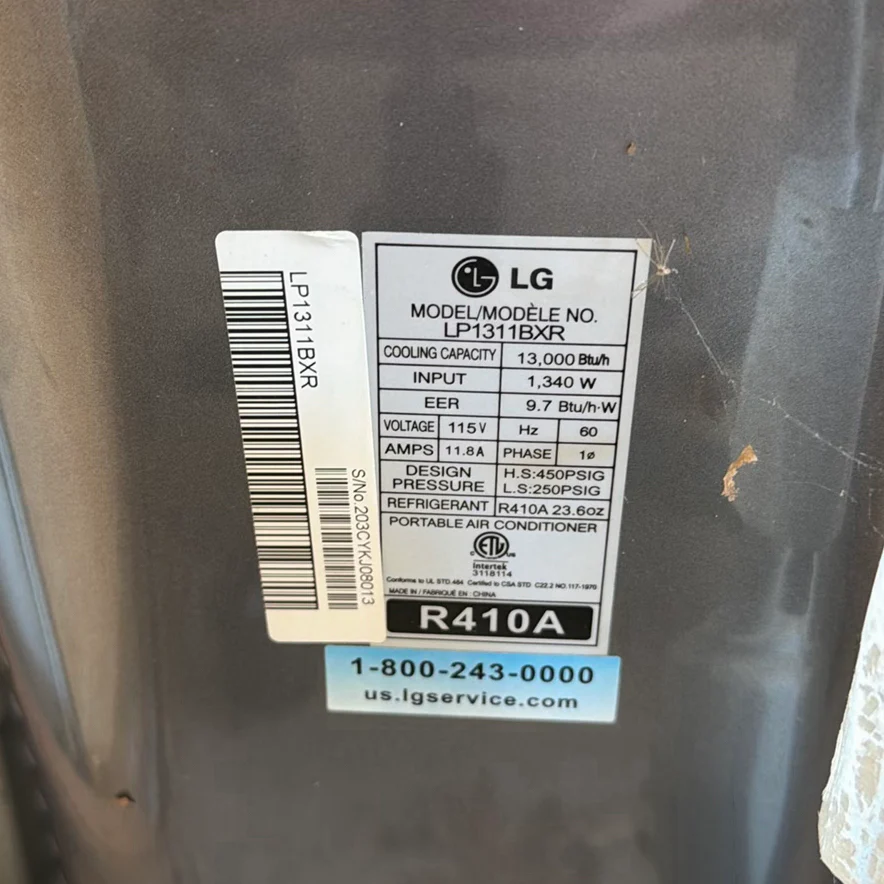 LG Portable Air Conditioner - image 5 of 5