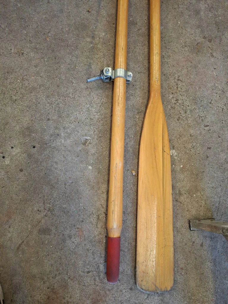 Pair of Wooden Boat Oars - image 2 of 5