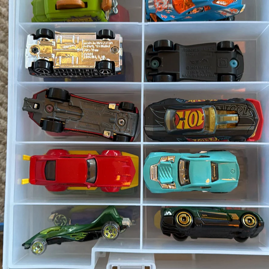 Die-Cast Toy Cars in Plastic Storage Case - image 4 of 26