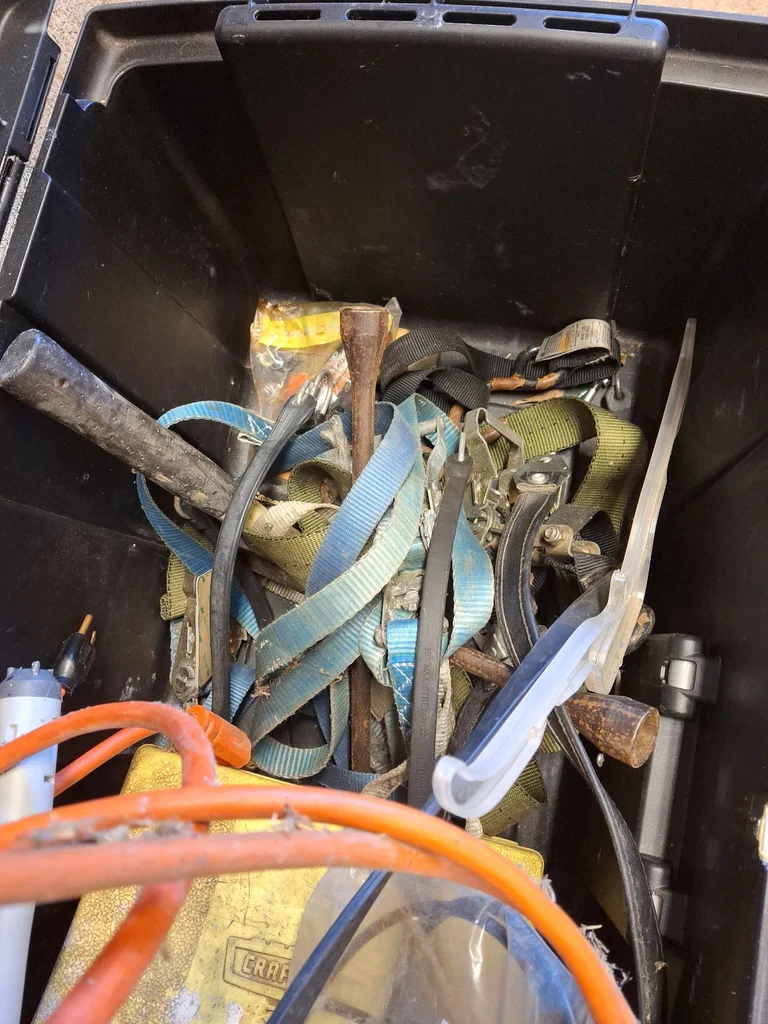 Tools and Extension Cords with Storage Tote - image 3 of 7