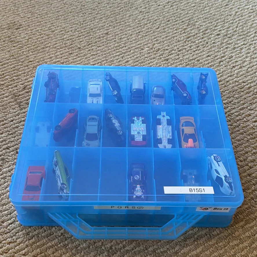 Plastic Storage Case with Die-Cast Toy Cars - image 2 of 22
