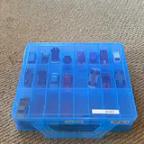 Die-Cast Toy Cars in Blue Storage Case - thumbnail 2 of 11