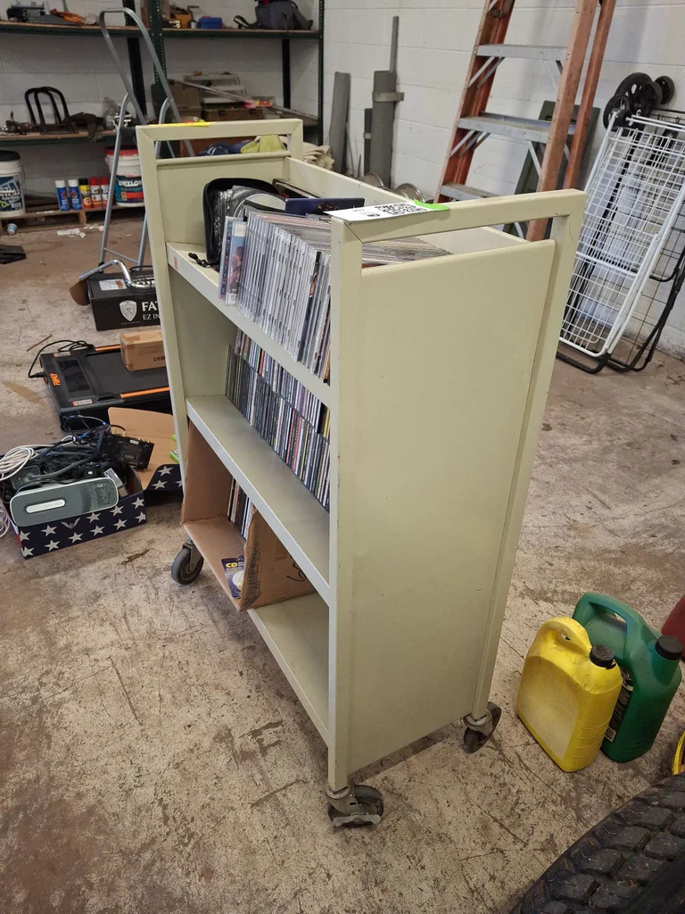 Rolling Metal Media Storage Cart - image 6 of 6