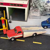 Toy Vehicle Lot With Service Station and Caboose - thumbnail 10 of 14