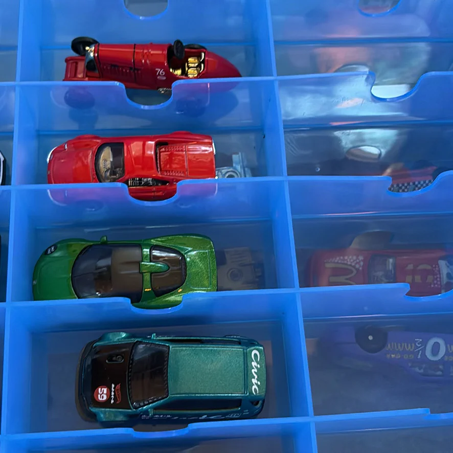Die-Cast Toy Cars in Blue Storage Case - image 38 of 45