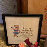 Framed Needlework and Handmade Decorative Items - thumbnail 6 of 10