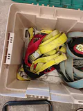 Plastic Storage Tote with Tie-Down Straps - thumbnail 2 of 6