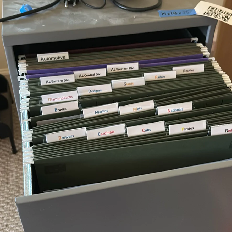 Two-Drawer Gray Metal Filing Cabinet - image 5 of 8
