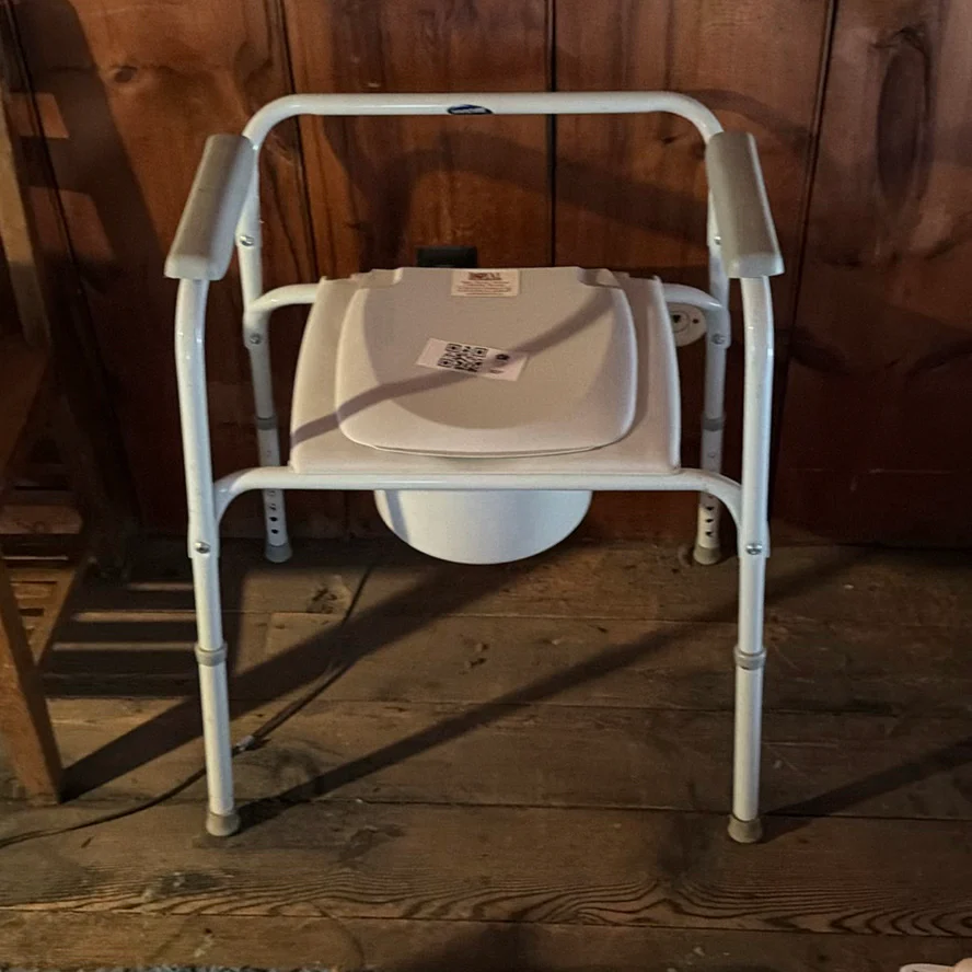 Portable Bedside Commode Chair - image 1 of 7