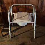 Portable Bedside Commode Chair - thumbnail 1 of 7