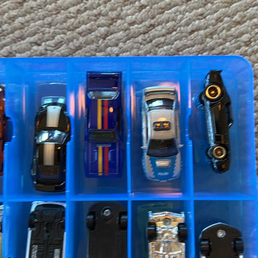 Toy Die-Cast Cars in Blue Storage Case - image 17 of 20