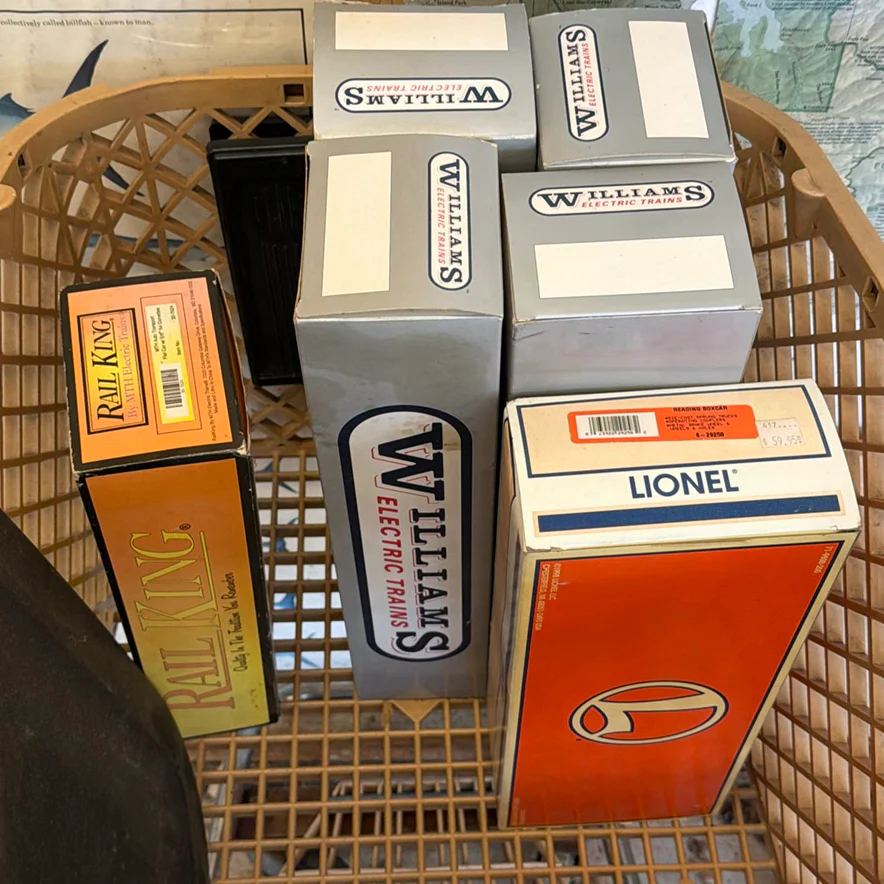 Empty Model Train Car Boxes , Cart - image 1 of 6