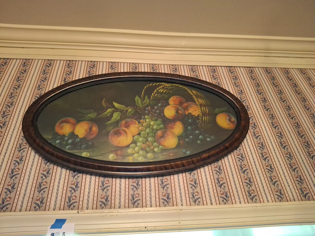 Oval Framed Fruit Still Life Wall Art - image 2 of 3