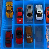 Die-Cast Toy Cars in Blue Storage Case - thumbnail 4 of 20