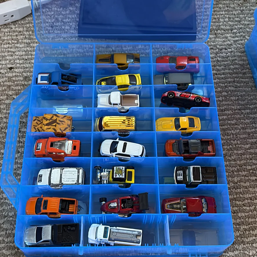 Die-Cast Toy Cars in Blue Storage Case - image 17 of 45