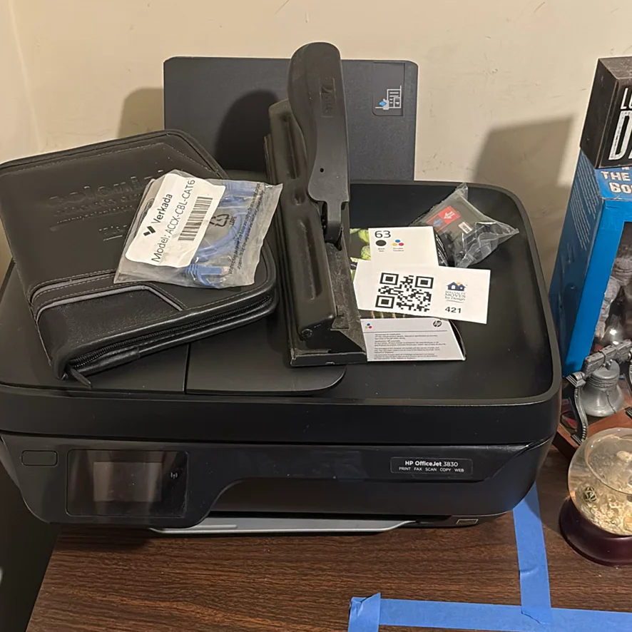 HP OfficeJet 3830 All-in-One Printer with Ink Cartridges and Accessories - image 2 of 8