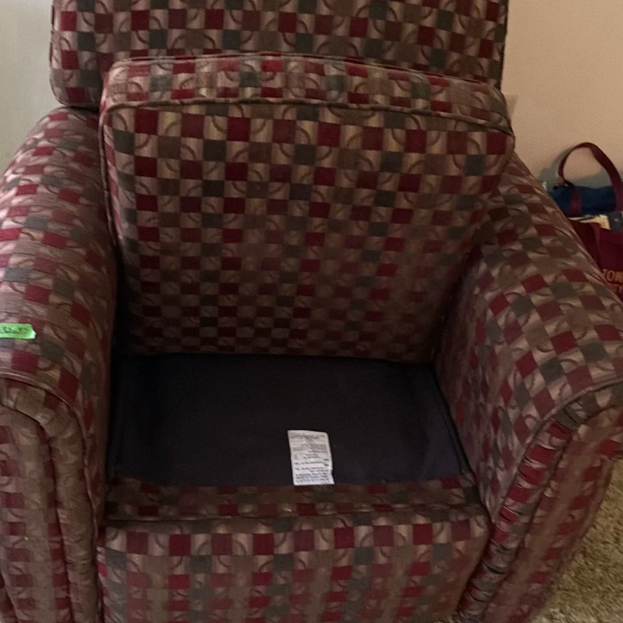 Upholstered Recliner Chair - image 8 of 8