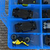 Die-Cast Toy Cars in Blue Storage Case - thumbnail 40 of 45