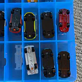 Die-Cast Toy Cars in Blue Storage Case - thumbnail 7 of 20