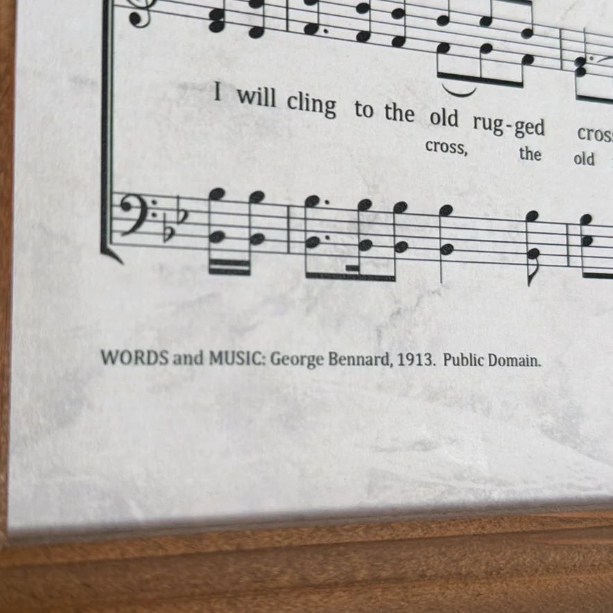 Framed Church Wall Art and Framed Hymn Print - image 8 of 9