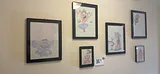 Framed Cartoon Character Drawings - thumbnail 1 of 8