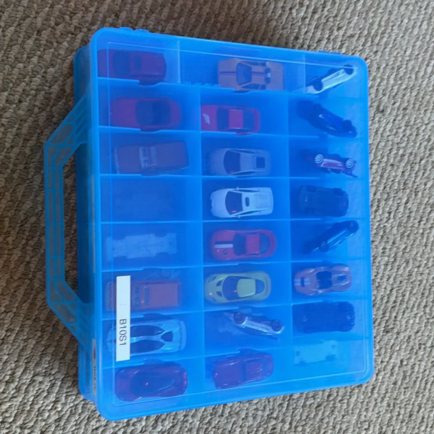 Die-Cast Toy Cars in Blue Storage Case - image 2 of 20