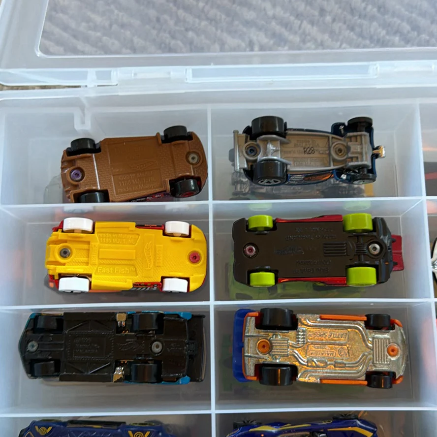 Die-Cast Toy Cars in Plastic Storage Case - image 4 of 26