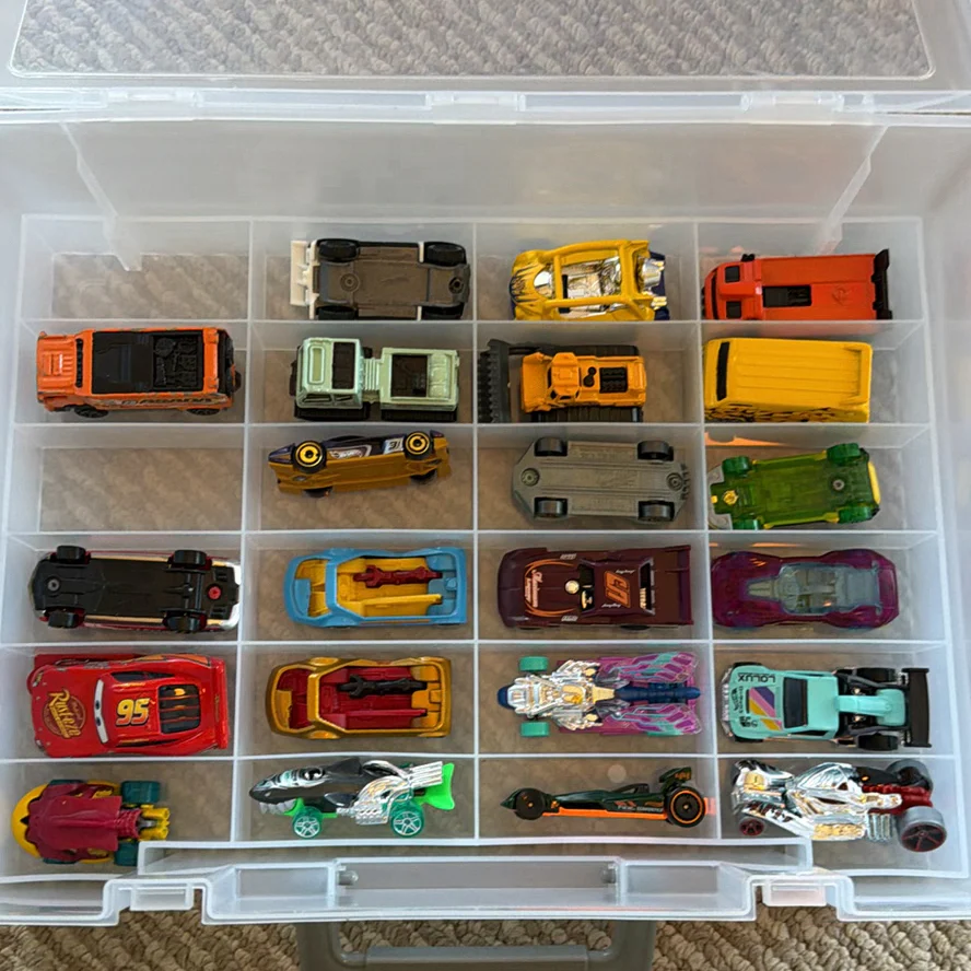 Toy Die-Cast Cars and Plastic Storage Case - image 21 of 29