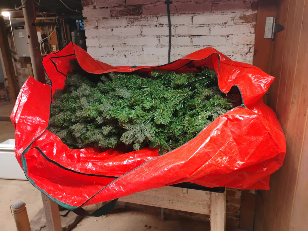Artificial Christmas Tree Sections and Storage Bag - image 1 of 5
