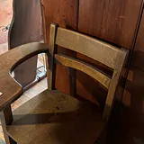 Vintage Wooden School Desk Chair Combination - thumbnail 5 of 7