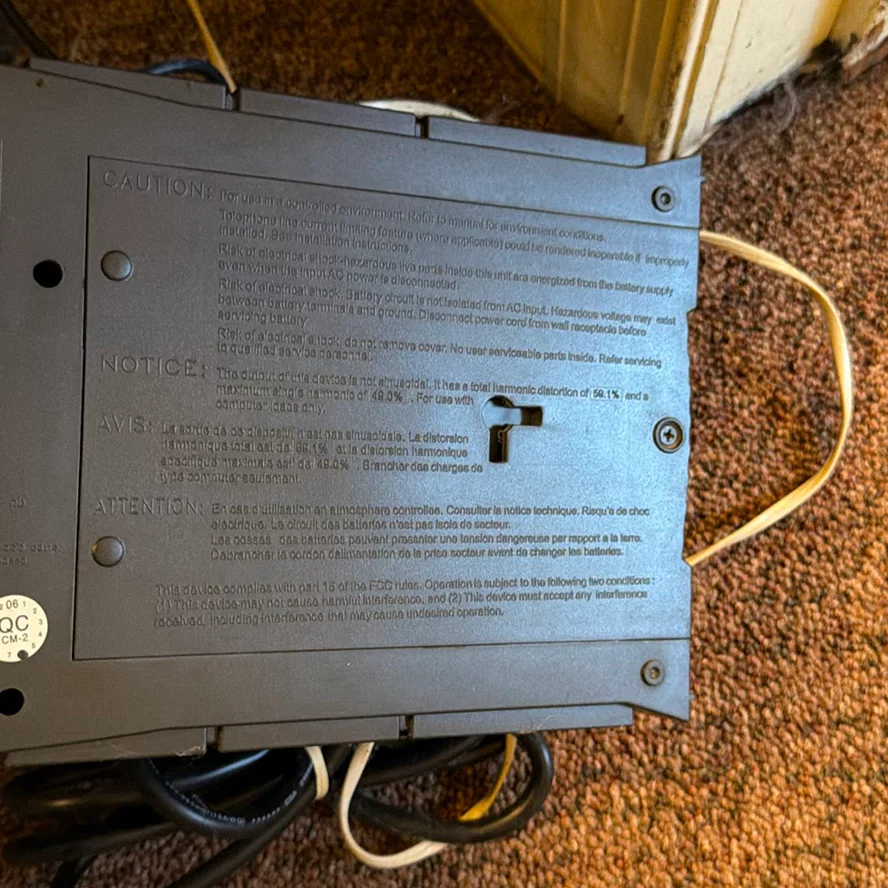 CyberPower 685VA Battery Backup and Lenovo Power Adapter - image 4 of 8
