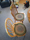 Dining Chairs with Braided Seat Cushions - thumbnail 10 of 10