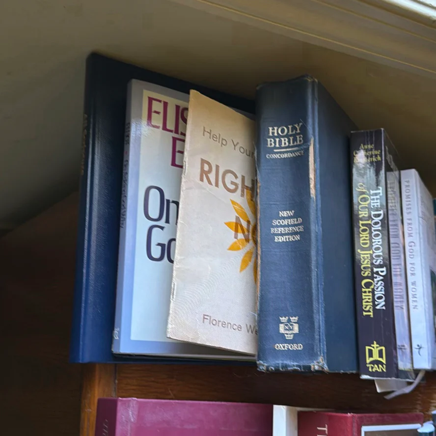 Religious Books, Crosses, and Figurine - image 7 of 8