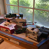 Die-Cast Model Cars, Toy Truck, and Helicopter - thumbnail 2 of 11