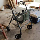 Drive Go-Lite Rolling Walker with Seat - thumbnail 4 of 4