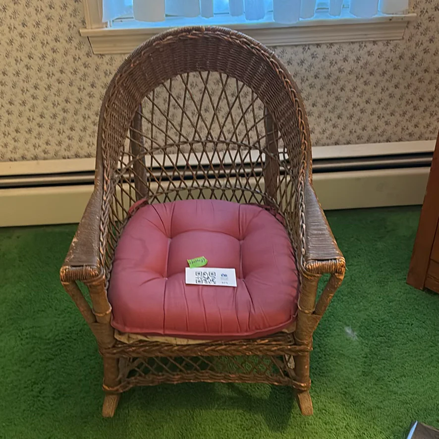 Vintage Wicker Rocking Chair  - image 1 of 13
