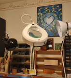 Art and Craft Workspace Supplies with Task Lamps and Storage Drawers - thumbnail 4 of 6