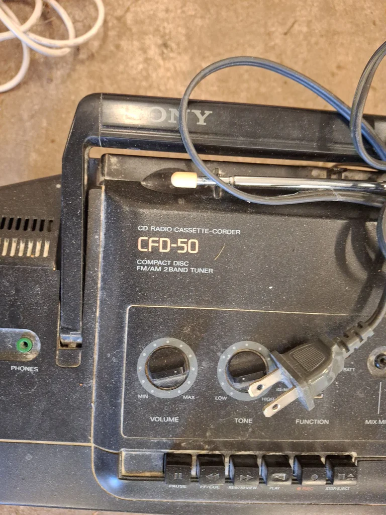 Sony Radio Cassette-Corder and Fujifilm Digital Camera - image 2 of 8